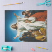 Papier Mousseline Christus Consolator par Carl Bloch (Artisanat)