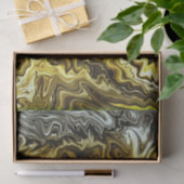 Papier Mousseline Chrome Liquide Metallic Gold Cool Party (Cadeau)