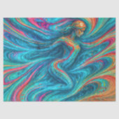 Papier Mousseline "Chromisca" - Portrait d'enceinte fluide (Recto)