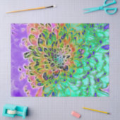 Papier Mousseline Chrysanthème de paon (Artisanat)