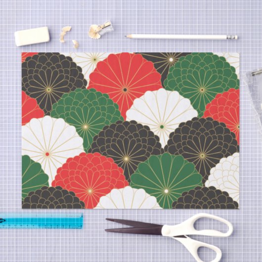 Papier Mousseline Chrysanthème japonais (Artisanat)