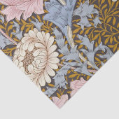 Papier Mousseline Chrysanthème rose Fleurs William Morris (Détail)