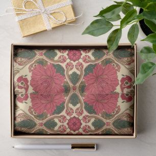 Papier Mousseline Chrysanthèmes de William Morris Art Nouveau flora