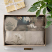 Papier Mousseline Chrysanthèmes, Découpage (Cadeau)