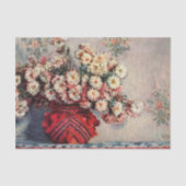 Papier Mousseline Chrysanthèmes par Claude Monet (Recto)