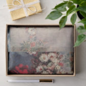 Papier Mousseline Chrysanthèmes par Claude Monet (Cadeau)
