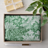 Papier Mousseline Chrysanthemum Green, William Morris (Cadeau)