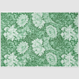 Papier Mousseline Chrysanthemum Green, William Morris