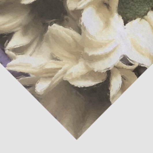 PAPIER MOUSSELINE CHRYSANTHEMUM JAUNE (Détail)