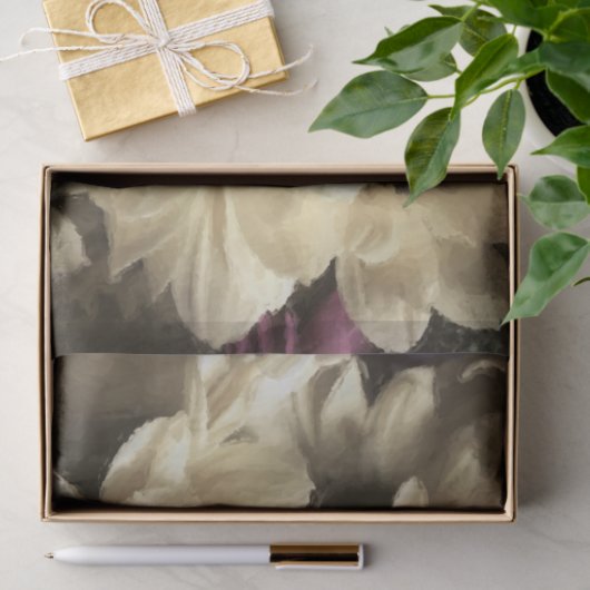 PAPIER MOUSSELINE CHRYSANTHEMUM JAUNE (Cadeau)