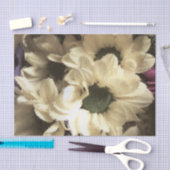 PAPIER MOUSSELINE CHRYSANTHEMUM JAUNE (Artisanat)