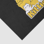 Papier Mousseline Chubby Kitties Design - Cat Art adorable (Détail)