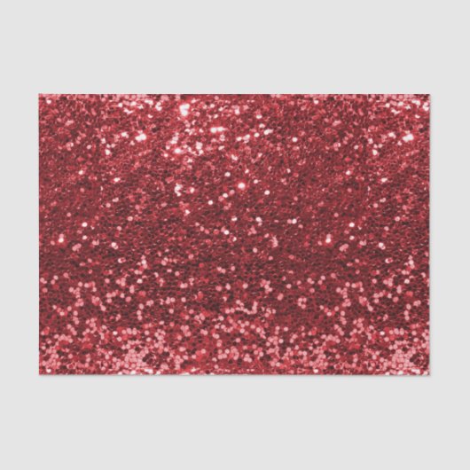 Papier Mousseline Chunky Confetti Parties scintillant étincelle roug (Recto)