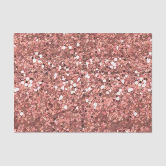 Papier Mousseline Chunky Confetti Parties scintillant Sparkle Rose o (Recto)