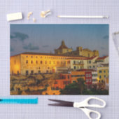 Papier Mousseline Church of Carmen at dusk - Mahon, Menorca (Artisanat)