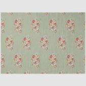 Papier Mousseline Chute Fleur sauvage Bouquet Bouquet Papillon Décou (Recto)