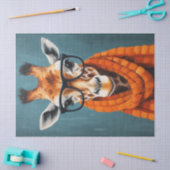 Papier Mousseline Chute Giraffe Fashionista (Artisanat)