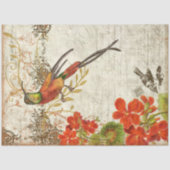 Papier Mousseline Chute Orange Folial Folid Script Découpage (Recto)