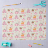 Papier Mousseline Chute rose (Artisanat)
