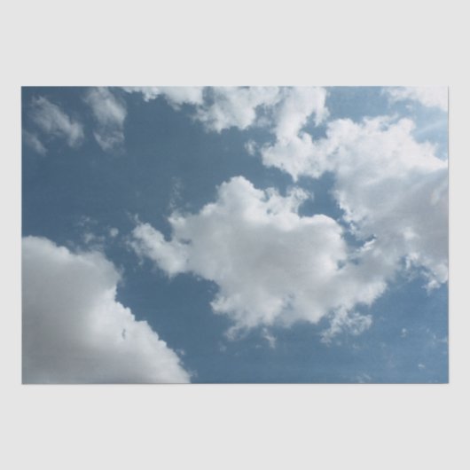 Papier Mousseline Ciel (Recto)