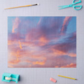Papier Mousseline ciel aguicheur (Artisanat)
