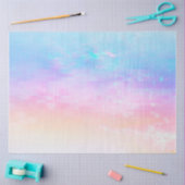 Papier Mousseline Ciel arc-en-ciel Pastel (Artisanat)