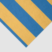 Papier Mousseline Ciel bleu et jaune chaud (Détail)