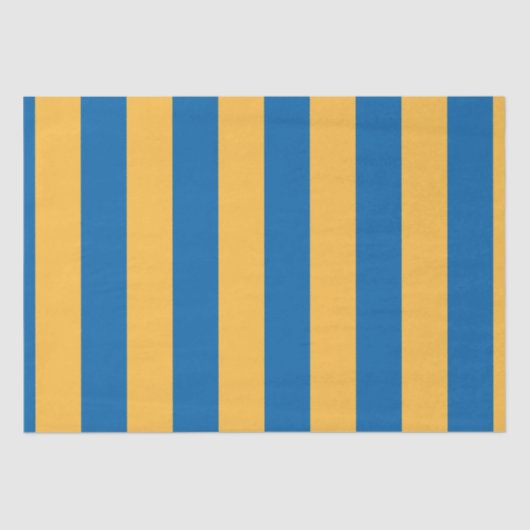 Papier Mousseline Ciel bleu et jaune chaud (Recto)