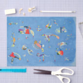 Papier Mousseline Ciel bleu par Wassily Kandinsky (Artisanat)