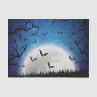 Papier Mousseline Ciel nocturne éffrayant de Halloween