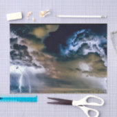 Papier Mousseline Ciel nuages d'orage Découpage papier de papier de  (Artisanat)