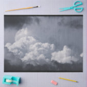 Papier Mousseline Ciel nuages orageux Découpage Papier papier (Artisanat)