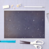 Papier Mousseline Ciel violet étoiles galaxie s'estompe (Artisanat)