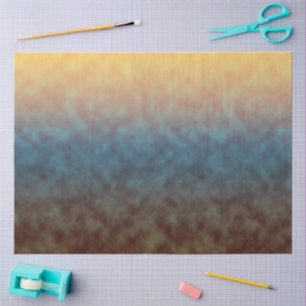 Papier Mousseline Cieux Ambrés