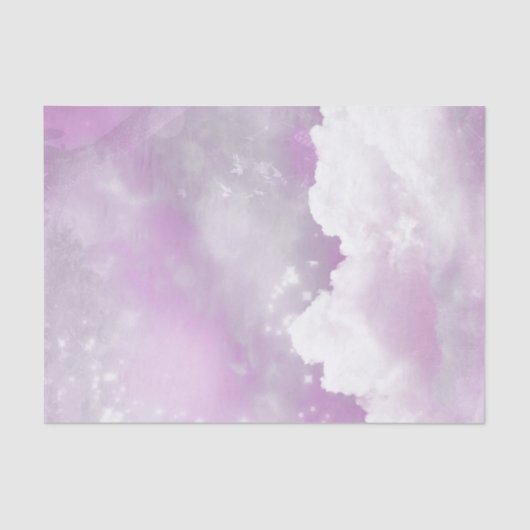 Papier Mousseline Cieux de sucrerie de coton (Recto)