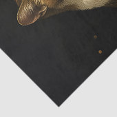 Papier Mousseline Cigarette Kitten Funny Smoking Cat Gen Z Meme (Détail)