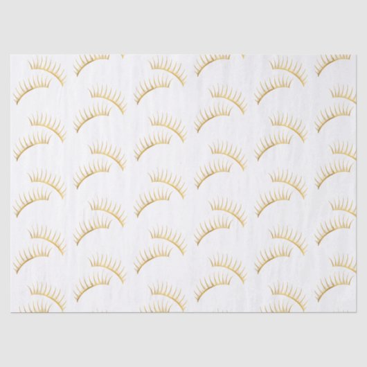 Papier Mousseline Cils de charme d'or (Recto)
