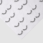 Papier Mousseline Cils noirs (Détail)