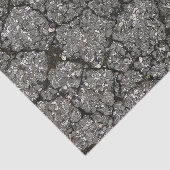 Papier Mousseline Ciment de pavage de rue d'asphalte noir (Détail)