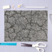 Papier Mousseline Ciment de pavage de rue d'asphalte noir (Artisanat)