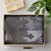 Papier Mousseline cimetière éffrayant (Cadeau)