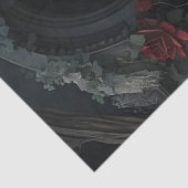 Papier Mousseline Cimetière gothique Jardin Rose (Détail)