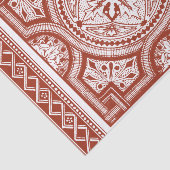 Papier Mousseline Cinnabar Woodblock IV (Détail)