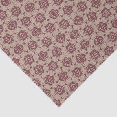 Papier Mousseline Cinnamon Crème Folle Boucle Moderne Dismal Floral (Détail)