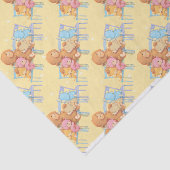 Papier Mousseline Cinq câlins et colorés concerne des chaises (Détail)