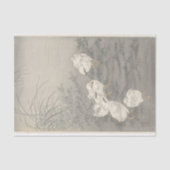 Papier Mousseline Cinq pousses par Ohara Koson (Recto)