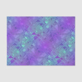 Papier Mousseline Circuits de bonbons - bleu baie : (Recto)