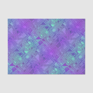 Papier Mousseline Circuits de bonbons - bleu baie :