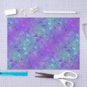 Papier Mousseline Circuits de bonbons - bleu baie : (Artisanat)
