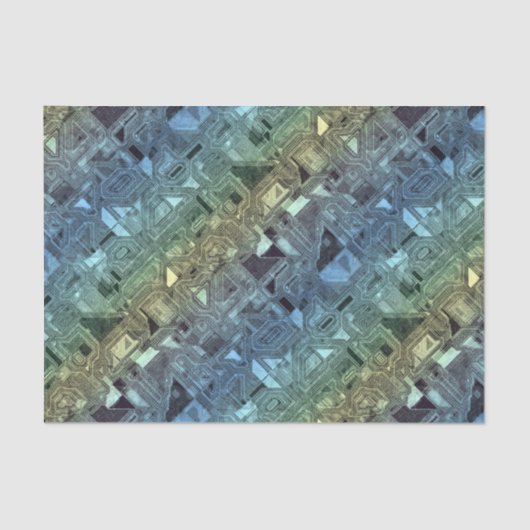 Papier Mousseline circuits de bonbons - citron vert : (Recto)